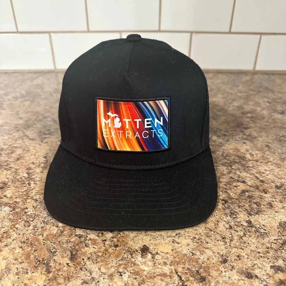 Mitten Extracts Snapback Hat with Vibrant Logo and Adjustable Fit
